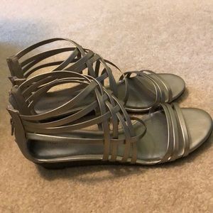 Montego Bay Club Flat Sandals with Small Wedge